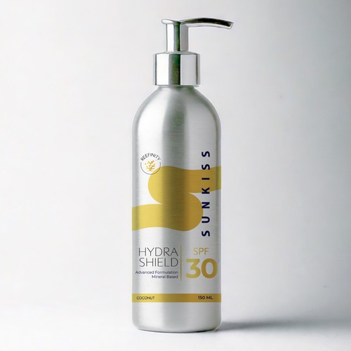 Luxury Sunscreen Label Design by Yachi Studio