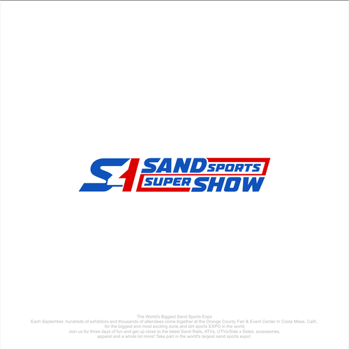 New Sand Sports Super Show Logo 2024 Design by javas_Tyo