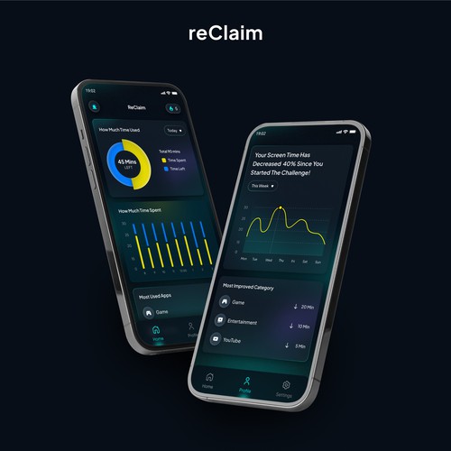 Designs | Monetary Incentive Screen Time App | App design contest