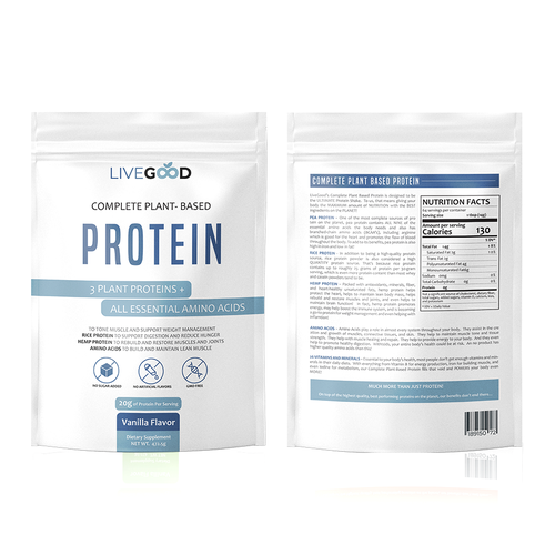 ***GUARANTEED PRIZE*** - LABEL DESIGN for Protein Powder -*****NEW***** Design by Pice Wilf