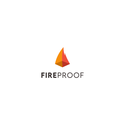 isometric fire logo Design by faithgoodfather
