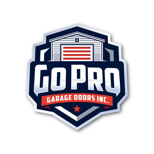Go Pro Garage Doors Inc Reband Design by Fortunic™
