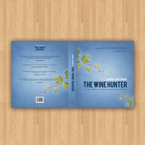 Book Cover -- The Wine Hunter Diseño de TristanV