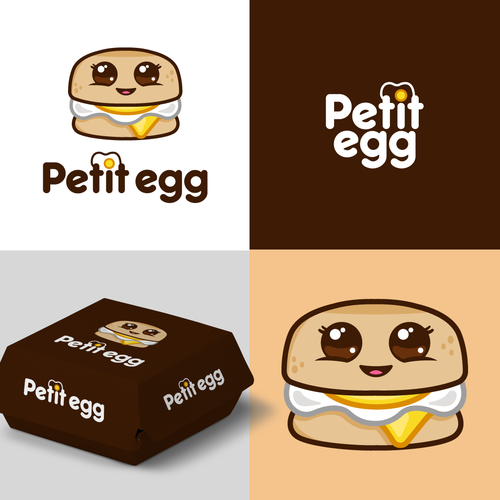 Fun and simple yet Classy logo for a Breakfast Sandwich company Design by Luel