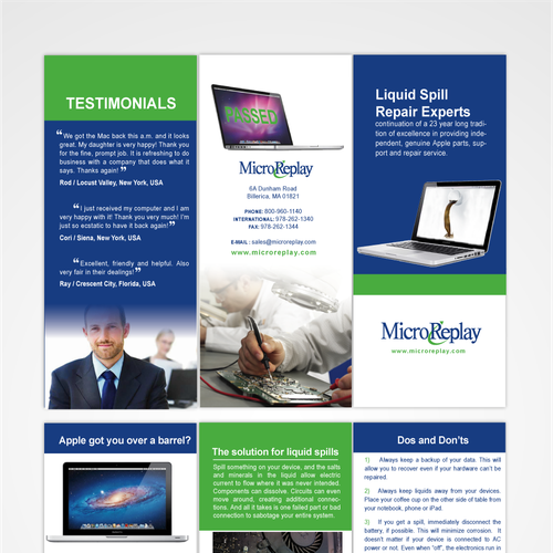 Help MicroReplay with a new brochure design デザイン by magicball