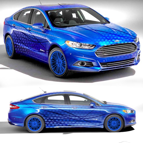 COOL AND STYLISH DESIGN FOR 2015 FORD FUSION | Car, truck or van wrap ...