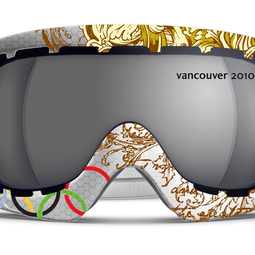 Design adidas goggles for Winter Olympics Réalisé par ozonostudio