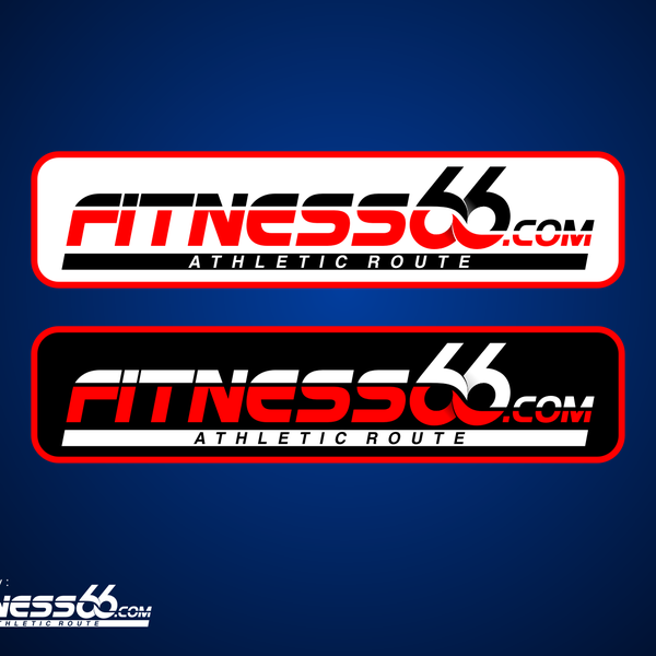 An easy logo with the famous "route66" as the red line.