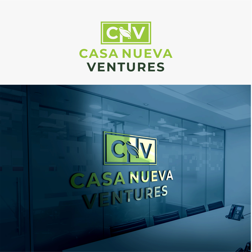 Real estate investing logo symbolizing growth Design by Agunk.desain