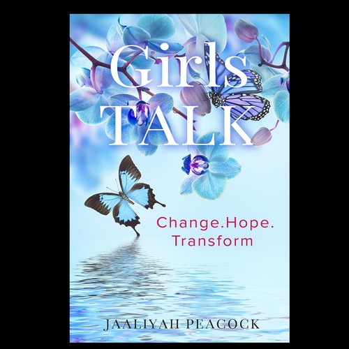 I need a beautiful butterfly book cover for my first book for women all around the world Design by dalim