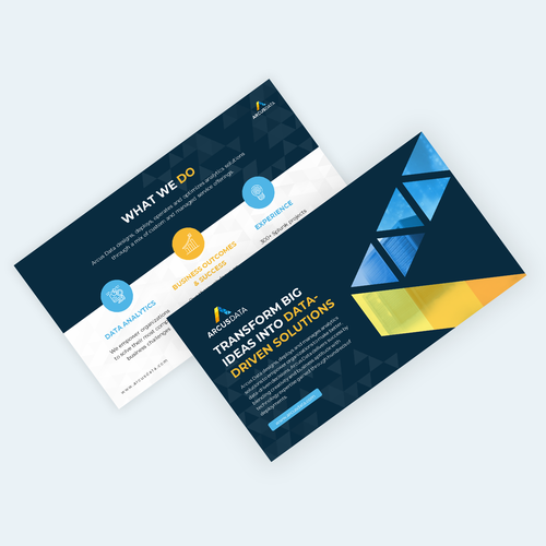 Arcus Data Corporate Powerpoint Template Design by Graph Zoon