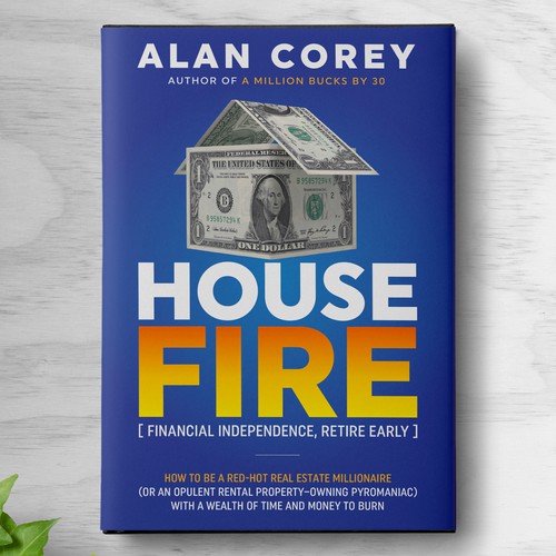 Eye-catching BOOK COVER with REAL ESTATE and EARLY RETIREMENT focus Design by OneDesigns