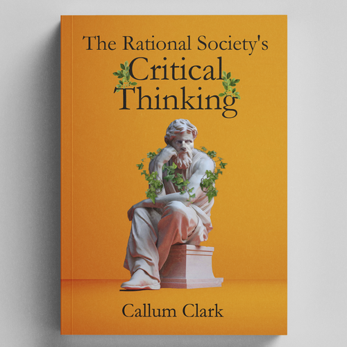 A classical yet modern book cover for philosophy/critical thinking Diseño de TintoDeVerano