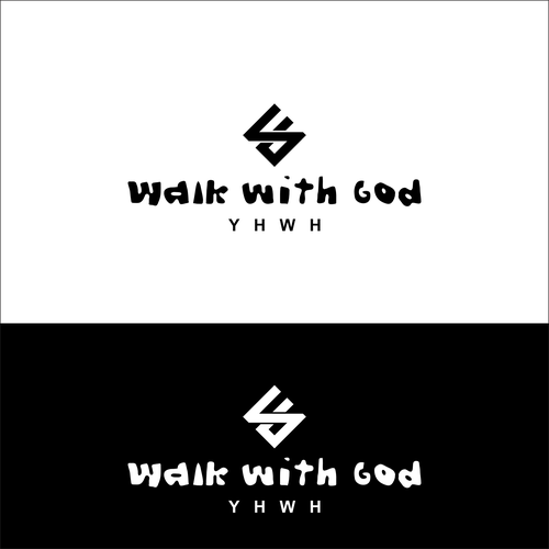 Walk With God Minimalist Luxury Logo for a Modern Faith & Fashion Brand Design by Elesense