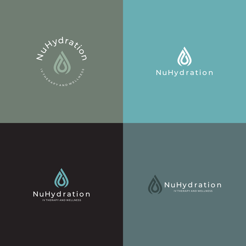 Design a modern IV hydration logo for our IV wellness brand. Diseño de ArtC4