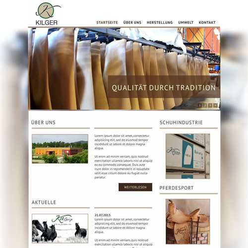 Web page design contest entry by click_click