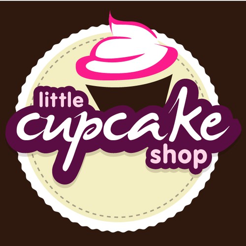 breoさんのLOGO-  for  CUPCAKE  BAKERYデザイン