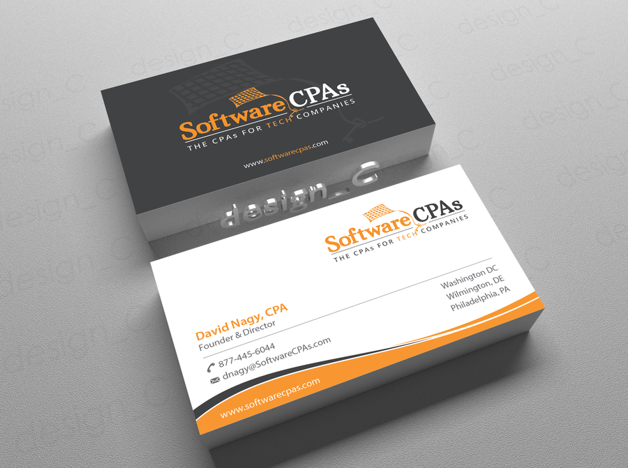 Business Card for Really Cool CPA firm | Business card contest