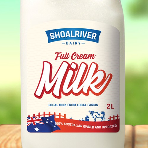 New Milk Label Design by 0088sunil