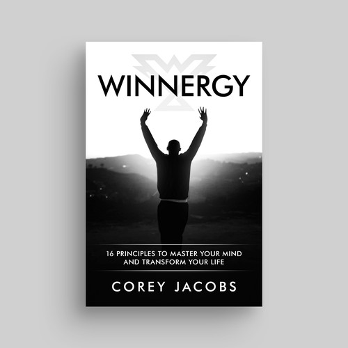 Design a sleek book cover for a man who wants to transform your mind and life! Design by tukoshimura