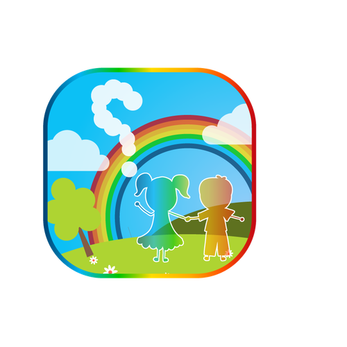 Create an visually stunning app icon to attract young kids (to a wholesome app!) Design by MAM2