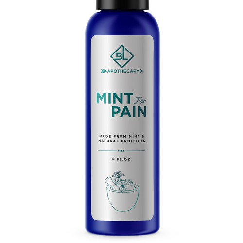 Pain Spray Label Design by Rifat_Jishan