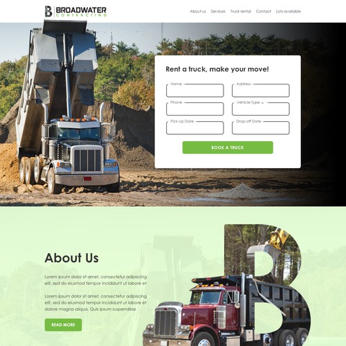 Trucking redesign of website Design von MercClass