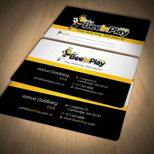 Help BeeInPlay with a Business Card Design por just_Spike™