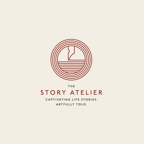 A logo that combines Old & New for a luxury unique writer's atelier Design by Aistis