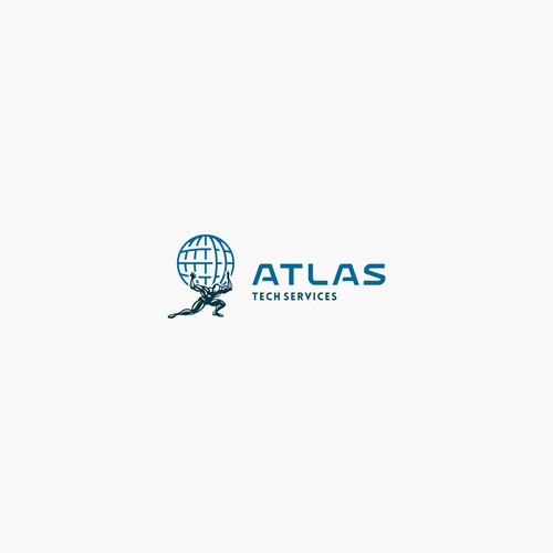 Guaranteed-  Create a logo and branding concept for Atlas Tech Services Design by Rumah Lebah