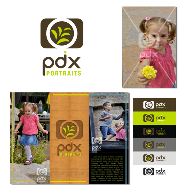 logo for PDX Portraits