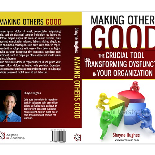 Create a book cover for Learning as Leadership's first book project Design by Laslo Vanger