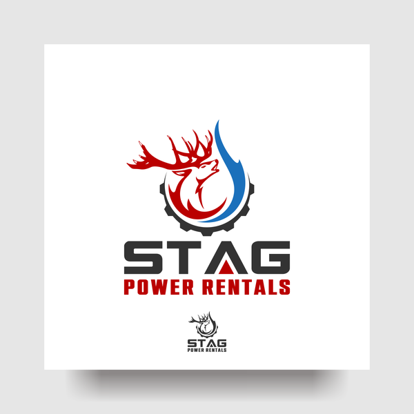 Design by Log_In titled "STAG POWER RENTALS"