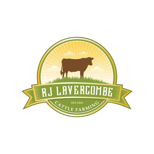 Cattle Farming Logo-ontwerp door ARIAL studios