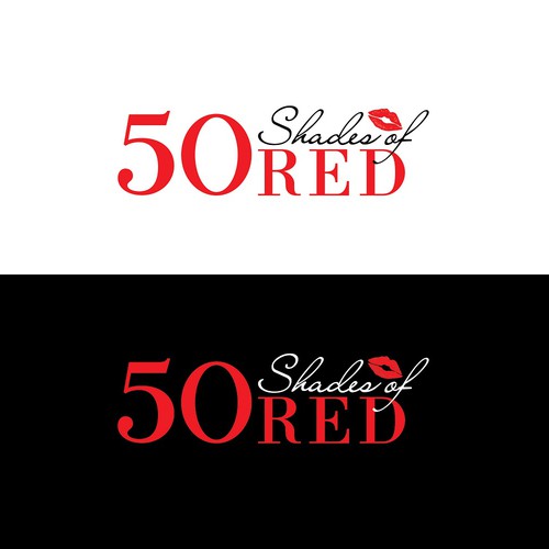 Logo for "50 Shades of Red" themed party Design by fashionabledesigner