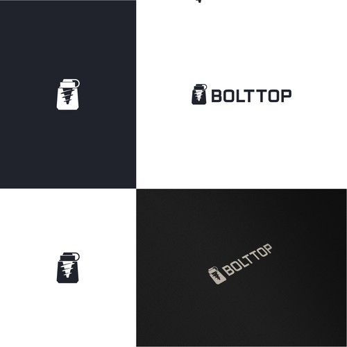 We need a creative logo for new universal bottle top called "BoltTop" Design by ::fu::