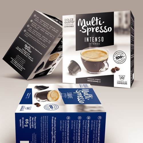 Coffee capsule packaging - new dolce gusto compatible capsules, Product  packaging contest