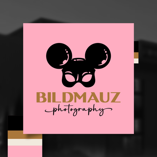 Logo for female photographer shooting girls Design by dznWILD