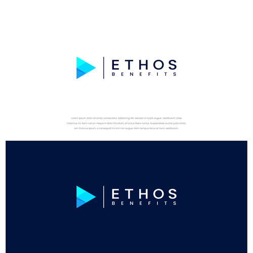 Ethos Benefits - Logo for Employee Benefits Consultant based on Concept of Ethos, Pathos, Logos Design by Wala!