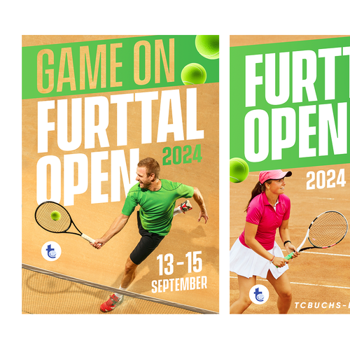 Aces & Action: Cool Flyer for a Tennis Tournament Design by 99B