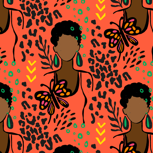 Apparel/Textile Designs - Women of Color Inspired Designs Design by ash00 Designs
