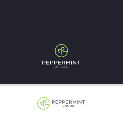 Peppermint Gardens Logo Design by Catalin T.