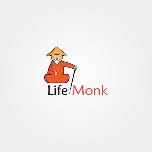 Design a playfully badass wise old man logo for LifeMonk Design by Kovacev