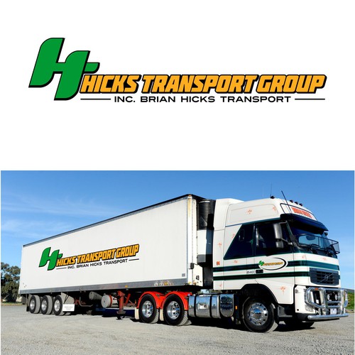 Hicks Transport Group logo freshen up - Sep 2015 Design by camperniq