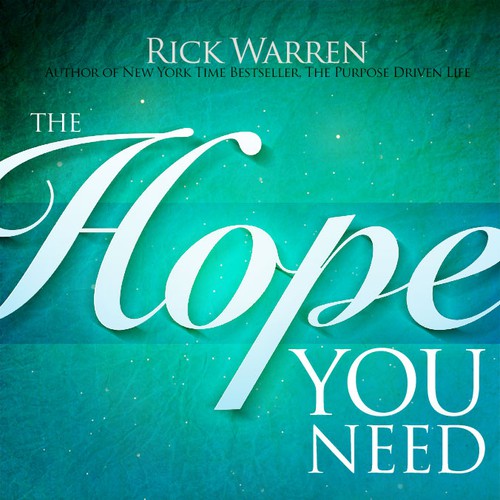 Design Rick Warren's New Book Cover Design by rh1977