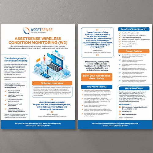 B2B Technology Product Brochure - Creative & Illustrative Style Design by Dzhafir