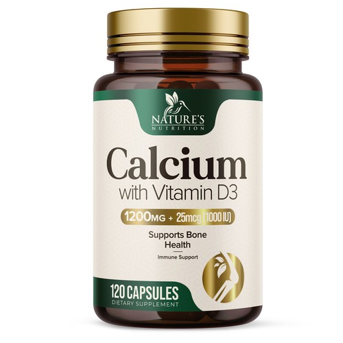 Calcium Plus Vitamin D3 Design Needed for Nature's Nutrition Design by UnderTheSea™