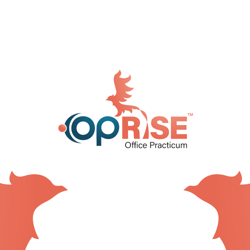 OP Rise Logo! Be inspired, bring your creativity, have some design fun! Design by Eli - Wolfex Agency