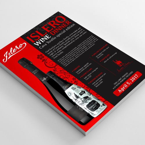 Tasting Menu Design Design by FuturisticBug