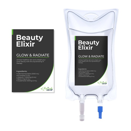 Design Labels for IV Bags Design by Munez Studio